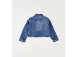 Outdoorjacke SARABANDA "BABY GIRL JACKET", Mädchen, Gr. 7A, medium stone washed, 97% Baumwolle, 3% Elasthan, Jacken Outdoorjacke