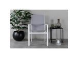 Gardenson , Weiß, Grau , Textil, Metall , 57x90x60 cm ,