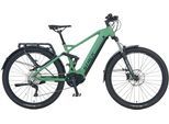 E-Bike PROPHETE "Stack 5.0" Gr. 48, grün (schwarz), Elektrofahrräder, 48cm, 29 Zoll (73,66cm), Pedelec, Elektrofahrrad für Damen u. Herren, MTB