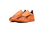 Fußballschuh PUMA "ULTRA 6 PLAY Futsalschuhe Kinder", Mädchen, Gr. 34.5, orange (heat fire schwarz glowing rot orange), Obermaterial: Textil, Synthetik. Futter: Textil. Innensohle: Textil. Laufsohle: Gummi, Schuhe Fußballschuh