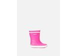 Stiefel AIGLE "Baby-Flac 2", Mädchen, Gr. 23, pink (pink, weiß), Obermaterial: 100% Naturkautschuk NaRubber., Schuhe Stiefel