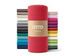 Spannbettlaken OTTO HOME "PAPRIKA", rot, B:200cm L:200cm, Microfaser-Jersey, Obermaterial: 100% Polyester, Bettlaken, Spannbettlaken, Bettlaken Laken in Jersey Qualität, schnelltrocknend, Topseller