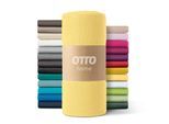 Spannbettlaken OTTO HOME "PAPRIKA", gelb, B:160cm L:200cm, Microfaser-Jersey, Obermaterial: 100% Polyester, Bettlaken, Spannbettlaken, Bettlaken Laken in Jersey Qualität, schnelltrocknend, Topseller