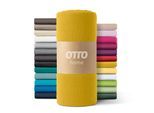Spannbettlaken OTTO HOME "PAPRIKA", gelb (curry), B:90cm L:200cm, Microfaser-Jersey, Obermaterial: 100% Polyester, Bettlaken, Spannbettlaken, Bettlaken Laken in Jersey Qualität, schnelltrocknend, Topseller