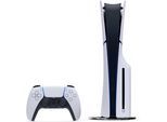 PLAYSTATION 5 Spielekonsole "PS5 Disk Edition (Slim)", weiß, schwarz, B:9,6cm H:35,8cm T:21,6cm, Spielekonsolen, Topseller