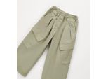 Outdoorhose IDO "BABY GIRL TROUSERS", Mädchen, Gr. 7A, EURO-Größen, army grün, 98% Baumwolle, 2% Elasthan, Hosen Outdoorhose