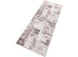 Teppich OTTO HOME "Salsa" Gr. 12, beige (sand), B:80cm H:9mm L:300cm, Kunstfaser, Teppiche, Teppich, mit besonders weichem Flor, Kurzflor, im Vintage-Look, dichte Qualität