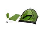Zelt Cmps-29841, Grün, Metall, Kunststoff, Textil, 145x100x205 cm, Freizeit, Campingzubehör, Campingausrüstung