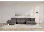 Wohnlandschaft DIE PLANBAR "MP-IN17004 U-Form, Breite 382 cm, mit Federkern-Polsterung", anthrazit, B:382cm H:84cm T:260cm, 88% Polyester, 12% Polyamid, Sofas, Wohnlandschaft, Federkern-Polsterung, wahlweise mit Funktionen