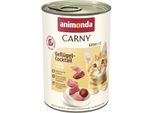 animonda Carny Nassfutter Katze Kitten Geflügel Cocktail 48x400 g