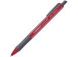 STABILO® Kugelschreiber pointball NatureCOLORS Wildflower, Strichstärke 0,5 mm, Schreibfarbe blau, Schaftfarbe rot, nachfüllbar, 1 Stück