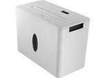 Hama Aktenvernichter Safe X40, Partikelschnitt 4 x 33 mm, P-4, 8 l, 4 Blatt Schnittleistung, weiss