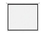 magnetoplan manuelle Rollo-Leinwand 2400x1800 mm, 4:3, Gehäuse weiss RAL 9003, Wand-/Deckenmontage