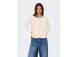 Plüschweste JDY "JDYSIMINA TEDDY WAISTCOAT OTW QIQ NOOS", Damen, Gr. L, pumice stone, Plüsch, Obermaterial: 100% Polyester, unifarben, normal, Rundhals, Westen, Kunstfaser
