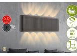BRILONER LEUCHTEN LED Wandleuchte "FADE", grau (anthrazit), 1, H: 4,5cm, 1 Stk., Leuchten, 28,5x9x4,5 cm, Wohnzimmer, Flur, Schlafzimmer, LED Wandleuchte