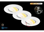 BRILONER LEUCHTEN LED Einbauleuchte "DIMARA", weiß, 1, H: 145cm, 1 Stk., Leuchten, 90x24 mm, Wohnzimmer, Flur