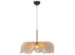 Markslöjd Pendelleuchte Styrka, Beige, Messing, oval,oval, 75x60x75 cm, höhenverstellbar, Lampen & Leuchten, Innenbeleuchtung, Leuchten nach Räumen, Wohnzimmerlampen