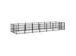VidaXL Outdoor Hundezwinger Stahl 6,79 m, 1,935 m, 1 m