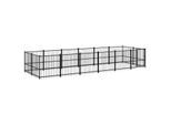 VidaXL Outdoor Hundezwinger Stahl 5,82 m, 1,935 m, 1 m