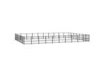 VidaXL Outdoor Hundezwinger Stahl 9,7 m, 6,79 m, 1 m