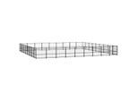VidaXL Outdoor Hundezwinger Stahl 8,73 m, 8,73 m, 1 m