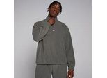 MP Herren Fleece mit 1/4-Reißverschluss – Gun Metal - S