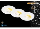 BRILONER LEUCHTEN LED Einbauleuchte "DIMARA", weiß, 1, Ø 9cm H: 3cm, 1 Stk., Leuchten, 90x27 mm, Wohnzimmer, Flur