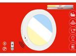 BRILONER LEUCHTEN LED Wandleuchte "EDDA", weiß, 1, Ø 28cm H: 6,5cm, 1 Stk., Leuchten, 19x1,5 cm, Flur, Wohnzimmer, LED Wandleuchte