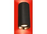 BRILONER LEUCHTEN LED Wandleuchte "IDA", matt, schwarz, 2, Ø 8,5cm H: 20cm, 1 Stk., Leuchten, 8,5x20x8 cm, Wohnzimmer, Flur, Schlafzimmer, LED Wandleuchte