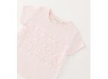 T-Shirt SARABANDA "BABY GIRL SUMMER T-SHIRT", Mädchen, Gr. 6A, pink, 95% Baumwolle, 5% Elasthan, Shirts T-Shirt