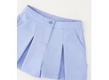 Shorts SARABANDA "BABY GIRL SHORT", Mädchen, Gr. 3A, EURO-Größen, blau (light blau), 89% Polyester, 11% Elasthan, Hosen Shorts