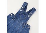 Latzrock IDO "BABY GIRL LAY DRESS", Mädchen, Gr. 3, blau (pale stone washed), 99% Baumwolle, 1% Elasthan, Röcke
