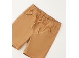 Shorts IDO "BABY BOY SUMMER TROUSER", Mädchen, Gr. 4A, EURO-Größen, braun (caramel), 98% Baumwolle, 2% Elasthan, Hosen Shorts