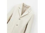 Sakko IDO "BABY BOY JACKET", Jungen, Gr. 3A, cream, 54% Baumwolle, 40% Polyamid, 6% Elasthan, Sakkos Sakko