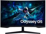 SAMSUNG Curved-Gaming-LED-Monitor "S27CG554EU", Energieeffizienz: F, schwarz, B:61,46cm H:38,28cm T:12cm, Monitore, Curved-Gaming-LED-Monitor