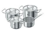 Topf-Set ZWILLING "TWIN Classic", silber (silberfarben), Töpfe, Topf-Set, 18/10 Edelstahl, Silber, 4-tlg., Induktion