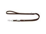Hunter verstellbare Hundeführleine amalfi braun 1,5 cm