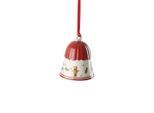 Weihnachtsfigur VILLEROY & BOCH "Glocke Toy's Deligth Decoration ø 5,4 cm bunt", bunt, Dekofiguren, Weihnachtsfigur