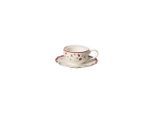 Weihnachtsfigur VILLEROY & BOCH "Teelichthalter Kaffeetasse Toy's Deligth Decoration ø 9,8 cm bunt", bunt, Dekofiguren, Weihnachtsfigur