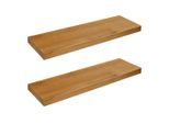 Begryf Wandboard, Erle, Holzwerkstoff, Metall, 20x3.8x60 cm, Wohnzimmer, Regale, Wandboards