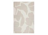 Esprit , Creme, Beige , Textil , Floral , rechteckig , 80x150 cm , Textiles Vertrauen - Oeko-Tex® , für Fußbodenheizung geeignet, in verschiedenen Größen erhältlich, pflegeleicht, leicht zusammenrollbar ,