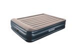 Bestway , Blau, Grau , Kunststoff , 152x46x203 cm , RoHS , integrierte elektrische Pumpe, integriertes Kissen, beflockte Schlafseite ,