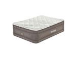 Bestway , Braun, Grau , Metall, Kunststoff , 152x51x203 cm , Dekra , integrierte elektrische Pumpe, beflockte Schlafseite ,