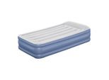Bestway , Blau, Dunkelgrau , Metall, Kunststoff , 97x46x191 cm , RoHS, GS-geprüft , integrierte elektrische Pumpe, beflockte Schlafseite ,
