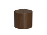 Vicco Couchtisch, Walnuss, Holzwerkstoff, Rund, 38x32x38 cm, Wohnzimmer, Wohnzimmertische, Couchtische