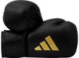 Boxhandschuhe ADIDAS PERFORMANCE "Speed 50" Gr. 10, gold (schwarz, goldfarben), Boxhandschuhe, 10, Obermaterial: 100% Kunstleder