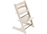 Stokke Hochstuhl , Perlmutt , Holz , Buche , 46x79x49 cm , Fussstütze verstellbar, Sitzfläche verstellbar , Baby- und Kindermöbel, Babyzimmer, Hochstühle