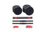 Hantel-Set CHRISTOPEIT SPORT "ASG 15 kg", weiß, neutral, Hanteln, 15 kg, Hantel-Set