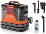 ROWENTA Teppichreinigungsgerät "Fleckenentferner IN7011 Clean It Hot & Cold", orange, schwarz, B:26,5cm H:34cm T:36,5cm, Mehrzwecksauger, PowerHeat 60 C, 2,3 l/1,5 l Tanks, Auto‑Clean, rotierende ActivBrush, Teppichreinigungsgerät