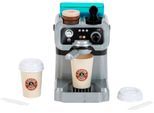Kinder-Kaffeemaschine KLEIN "My Market - Barista Espressomaschine", silber (silberfarben), Spielzeug-Haushaltsgeräte, KinderB:12cm H:18,5cm T:17cm, Kunststoff, Kinder-Kaffeemaschine, B:12cm H:18,5cm T:17cm
